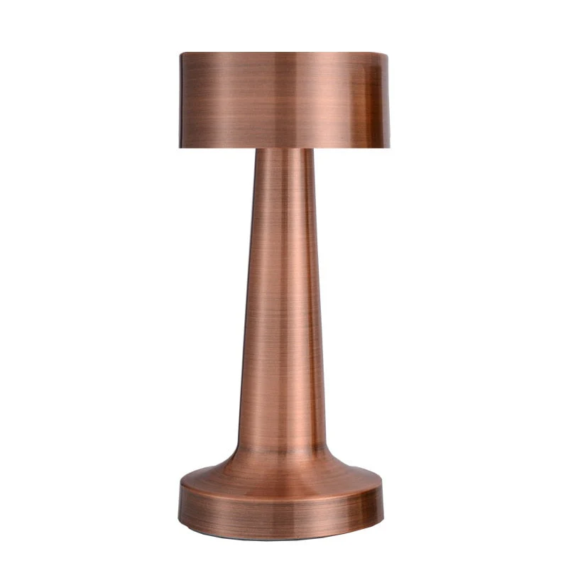 HULIANFU Retro Bar Coffee Table Lamp LED Desktop Night Light Rechargeable Touch Sensor Wireless Restaurant Bedroom Decor Lighting Fixture - Deanwangkt