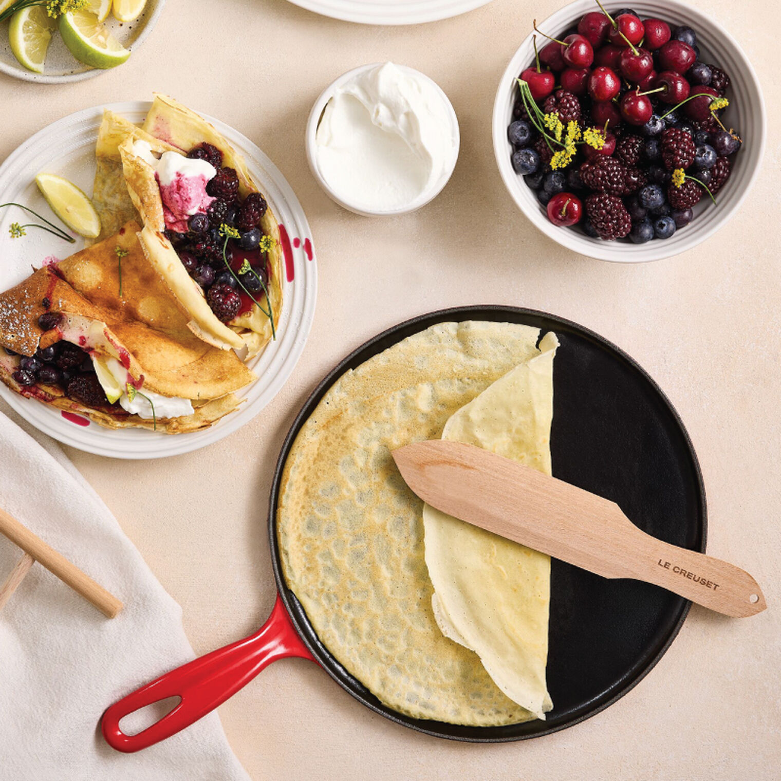 Traditional Round Crepe Pan