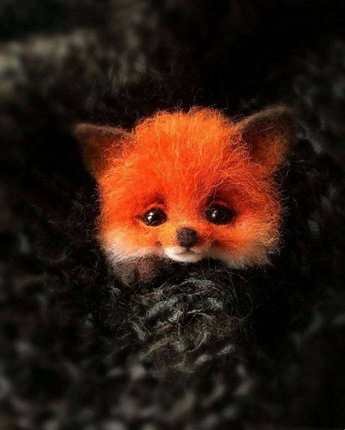 HULIANFU Non finished Handcrafted Pocket Animal Pet Doll Toy Wool Needle Felting Kit Dog Cat Fox Rabbit фетр для рукоделия фетр fieltro - Deanwangkt