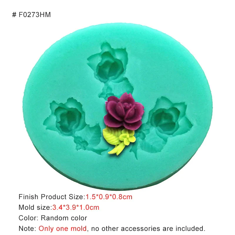 HULIANFU New Mini Flowers Series Silicone Mold DIY Handmade Fondant Cake Baking Chocolate Sugar Cake Tool Resin Polymer Clay Making Mould - Deanwangkt