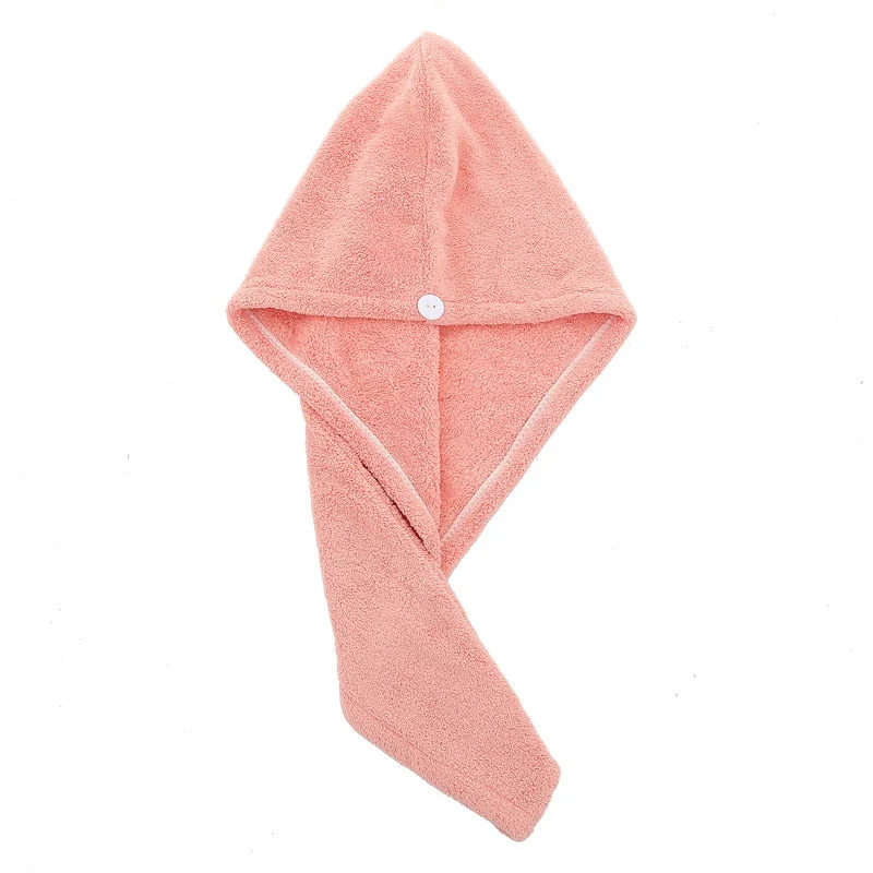 HULIANFU Quick Drying Microfiber Shower Cap Magic Hair Fast Drying Dryer Towel Bath Hat Dry Hair Cap Quick Drying Soft Turban Dry bonnet - Deanwangkt