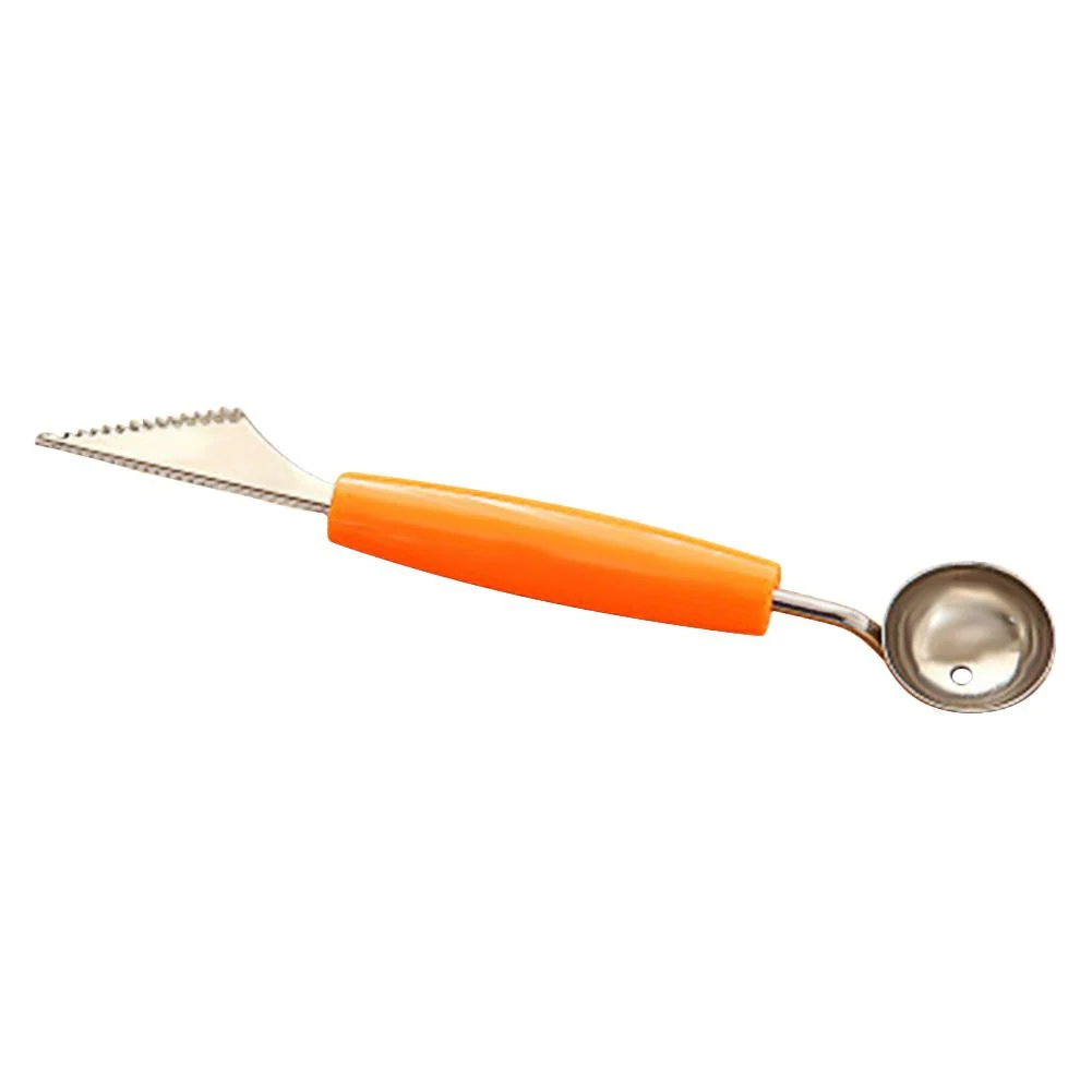 HULIANFU Kitchen Accessories Dual-head Stainless Steel Carving Knife Fruit Watermelon Ice Cream Baller Scoop Stacks Spoon Home gadgets - Deanwangkt