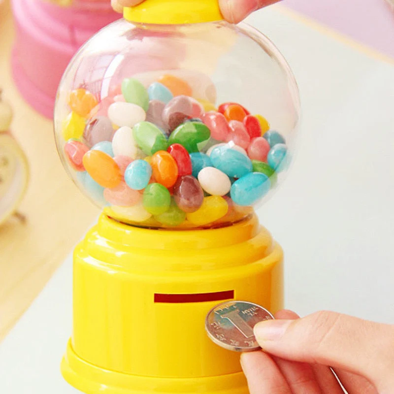 HULIANFU Korean Vending Sweets Candy Machine Piggy Bank Deposit Box Children  Money Saving Bank Alcancia Piggy Kids Lovers Gift - Deanwangkt