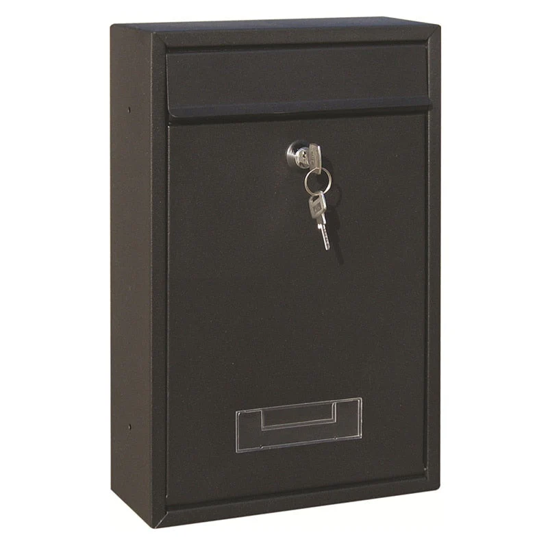 HULIANFU Mailbox Outdoor Wall Mount Security Locking Mailbox Letter Box for Home Garden Decoration Letter Newspaper Magazine Post Box - Deanwangkt