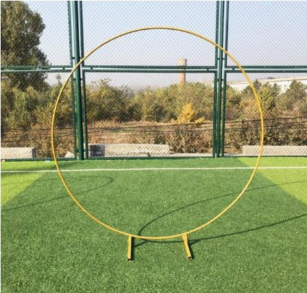 HULIANFU 2026  2m.2.5m Circle Arch Wrought Iron Wedding mariage round backdrop arch stand birthday party DIY decoration stage Background Frame - Deanwangkt