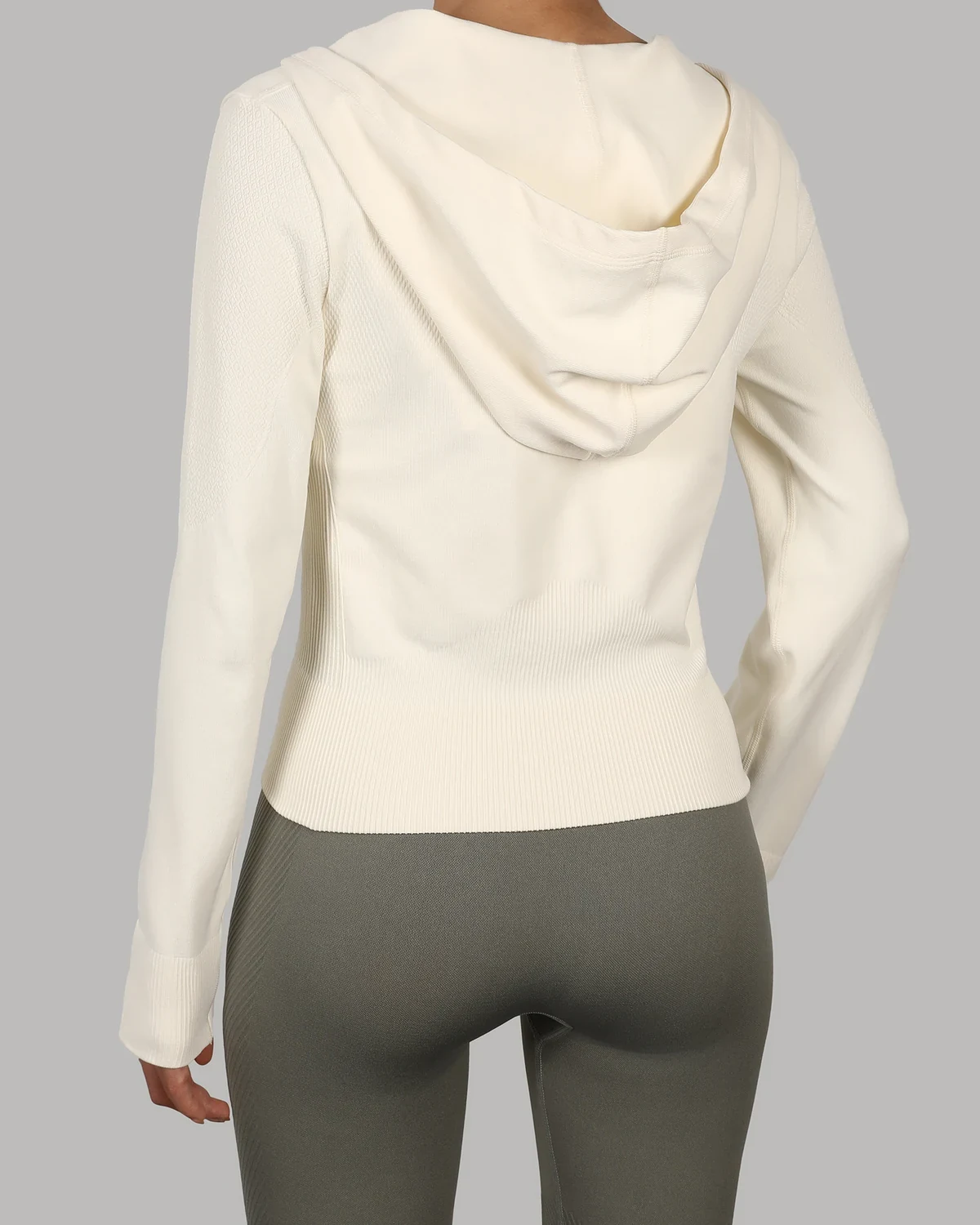 UPF50+ Casual Sports Long Sleeve Sun Protection UV Protection Jacket for Women, Shaping Slim Fit Seamless-Side Outdoor Sun Protection Clothing