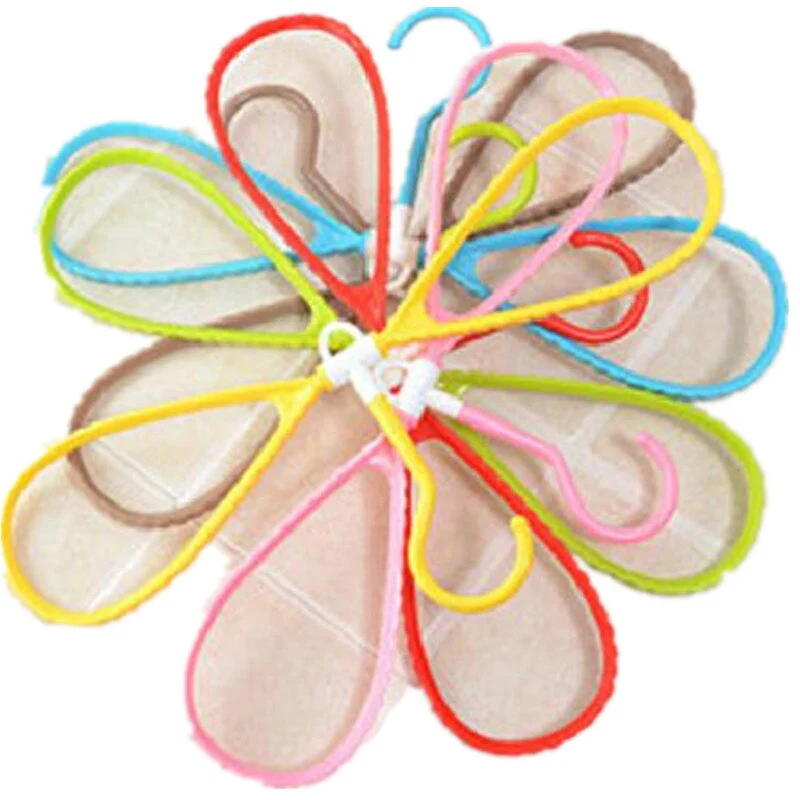 HULIANFU Plastic Laundry Hangers For Clothes X Type 8 Shape Anti Slip Dry Wet Clothing Hangers Rack 6 Color Light Rotary Clothes Hanger - Deanwangkt