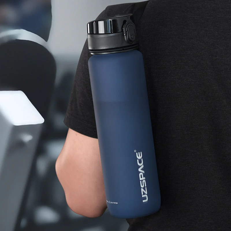 HULIANFU UZSPACE Sport Water Bottle 500/1000ML Portable Leakproof Outdoor Shaker My Bottle Tritan Plastic Eco-Friendly Drinkware BPA Free - Deanwangkt