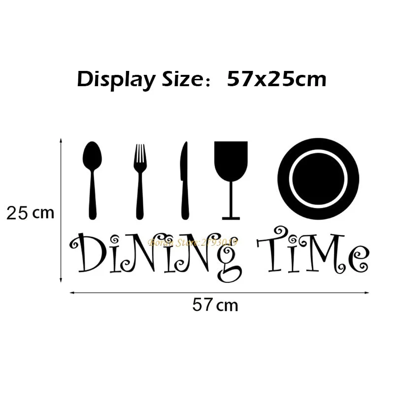 HULIANFU Kitchen Wall Stickers Vinyl Wall Decals for Kitchen English Quote Home Decor Art Decorative Stickers PVC Dining Room For Bar PVC - Deanwangkt