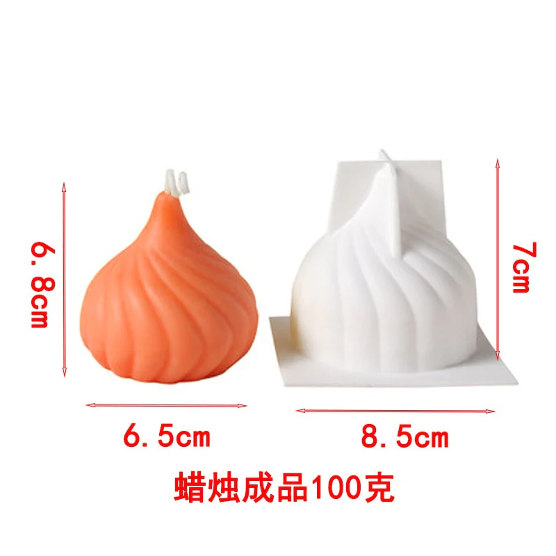 HULIANFU Scented Candle Mold DIY Wool shape Candle Silicone Casting Mold Handmade Candle Soap Making Wax Mold Handcraft Home Decoration - Deanwangkt