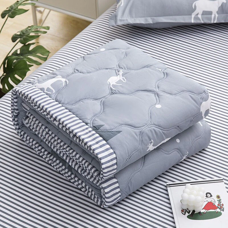HULIANFU Spring Summer Quilting Quilt Home Air Conditioning Quilts for Adult Kids Washable Soft Cozy Queen Size Comforter Blanket 150x200 - Deanwangkt
