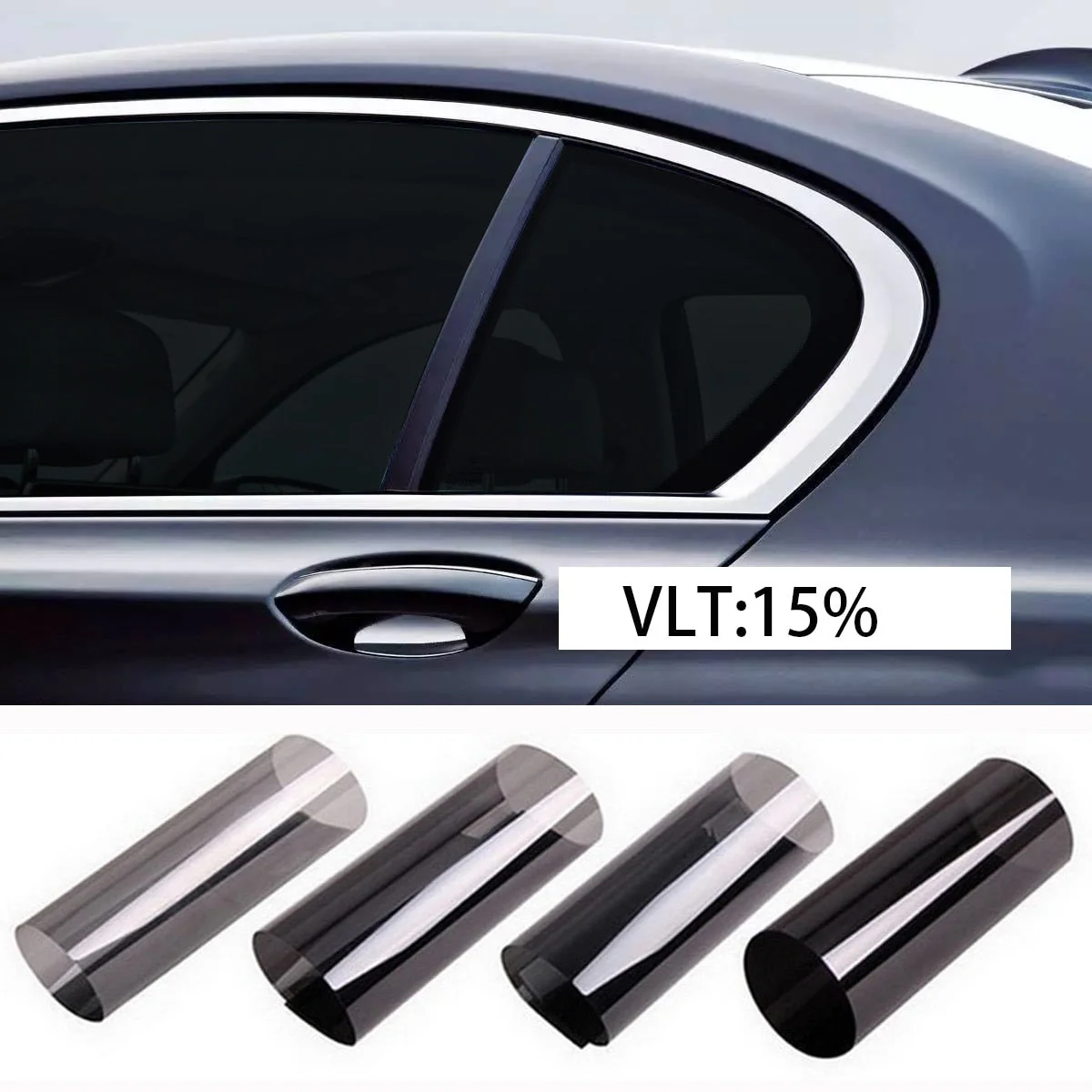 HULIANFU Width 40/50/60/70/80/90 cm Heat & UV Block Professional Window Tint Auto Car UV Protector Glass Sticker Sun Shade Window Film - Deanwangkt