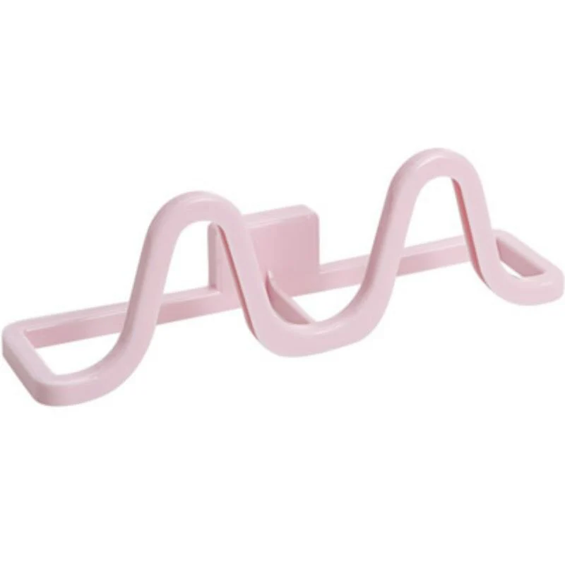 HULIANFU Wall Mounted Shoe Rack Bathroom Slippers Hanger Adhesive Slippers Shelf Home Space Saving Shoe Holder Plastic Organizer - Deanwangkt