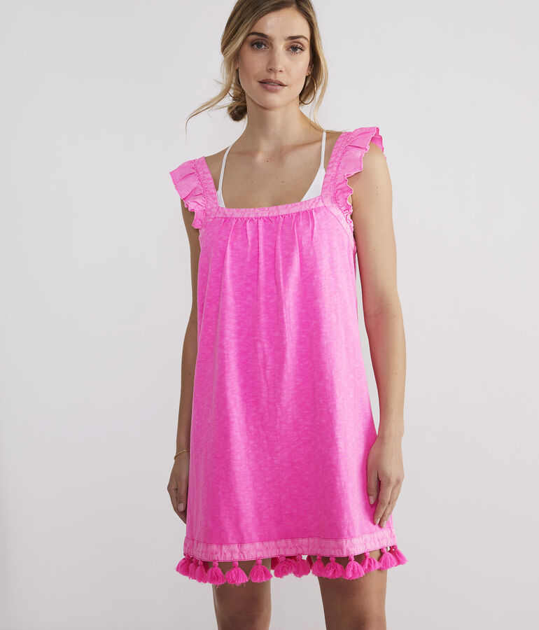 Ruffle Knit Cover-Up