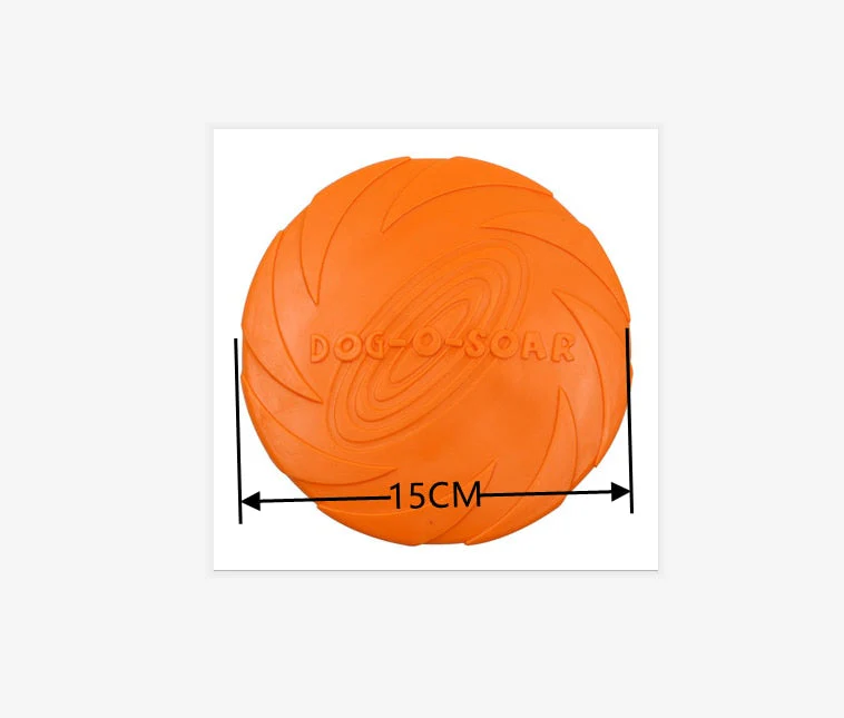 HULIANFU Pet Flying Discs EVA Dog Training Ring Puller Resistant Bite Floating Toy Puppy Outdoor Interactive Game Playing Products Supply - Deanwangkt