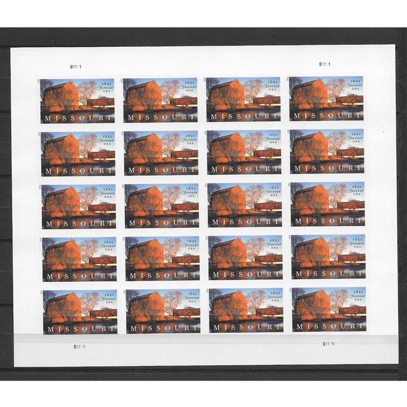 Missouri Statehood 2021, (Sheet of 20) - TWENTYSTAMPS