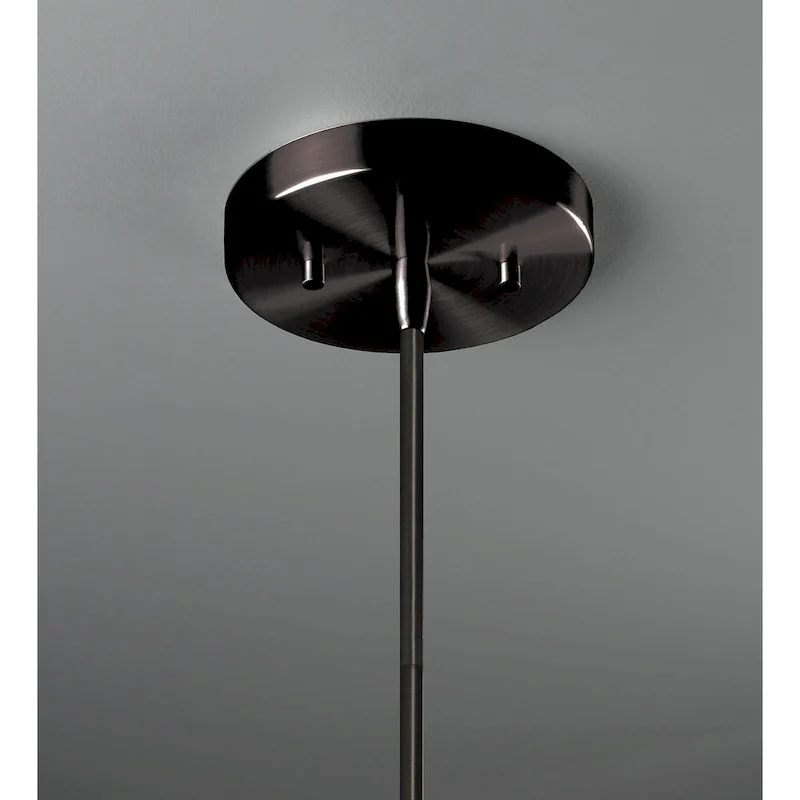 Justice Design Group Ceramic Saucer Pendant - Matte White with Champagne Gold Internal Finish