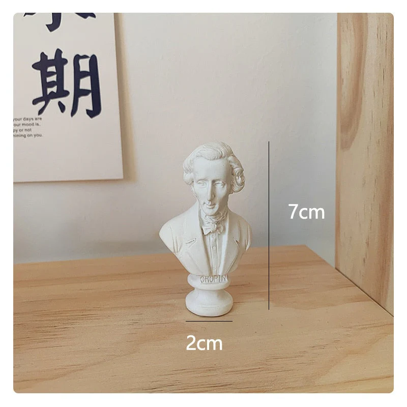 HULIANFU W&G Nordic Vase Home Decor Vase Creative Human Head Portrait Flower Vases Room Decoration Resin David Flower Vase Room Decor - Deanwangkt