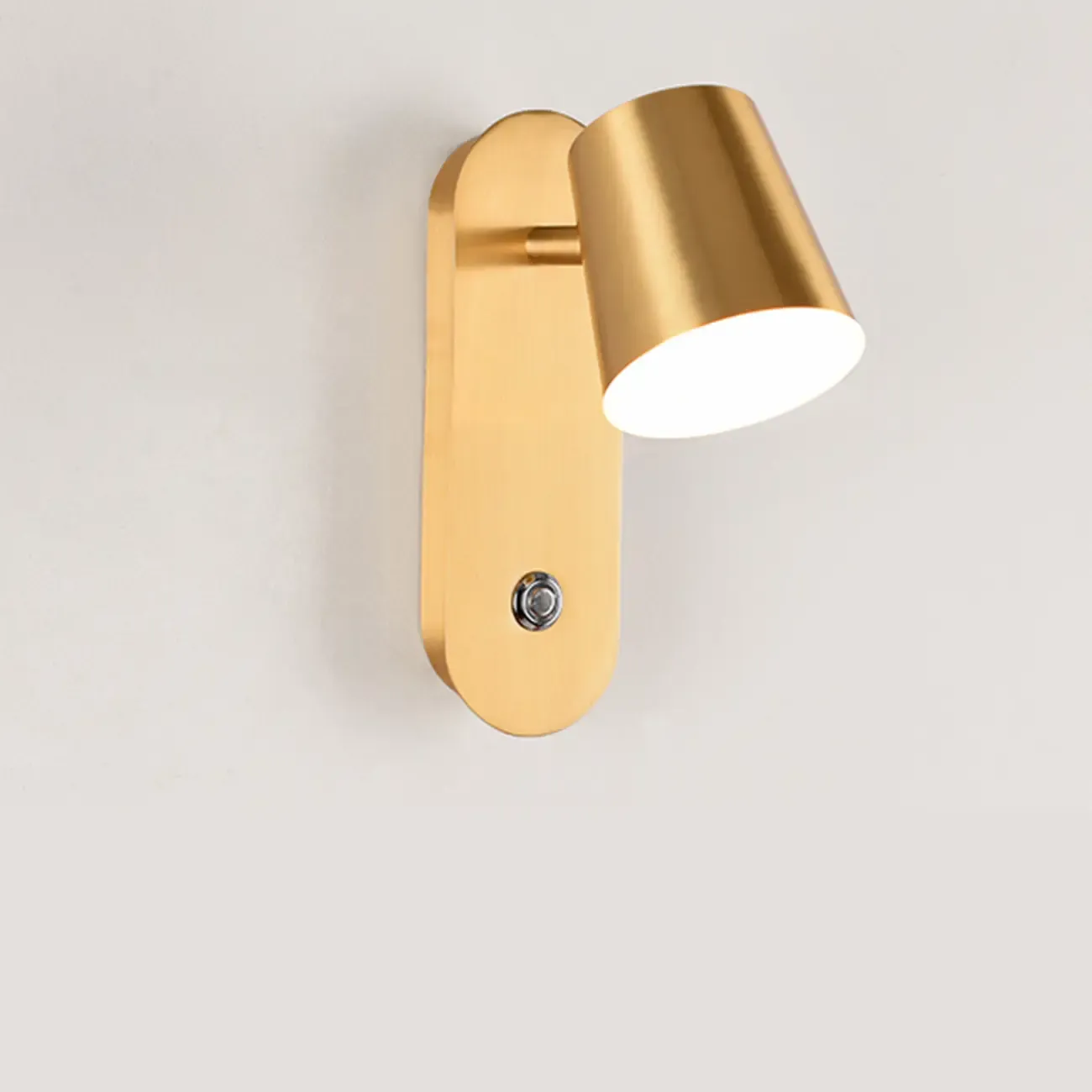 Bathroom Modern Vanity Light with Metal Lampshade