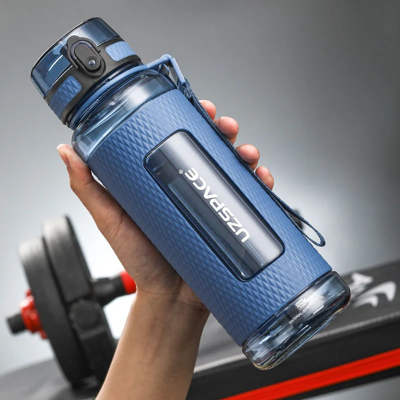 HULIANFU UZSPACE Sports Water Bottles Gym Leak-proof Drop-proof Portable Shaker Outdoor Travel Kettle Plastic Drink Water Bottle BPA Free - Deanwangkt