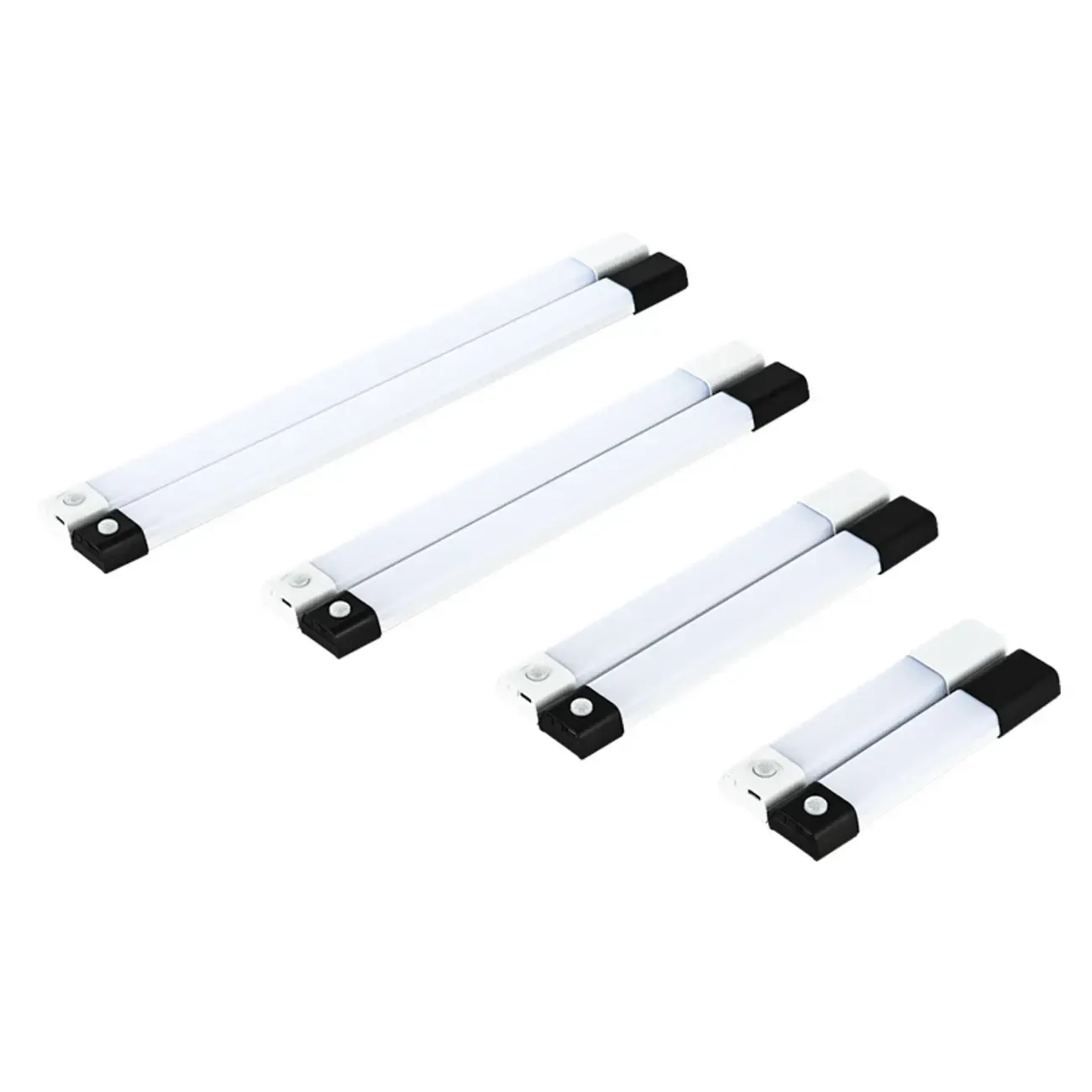 1-Light Modern Black Geometric LED Vanity Light