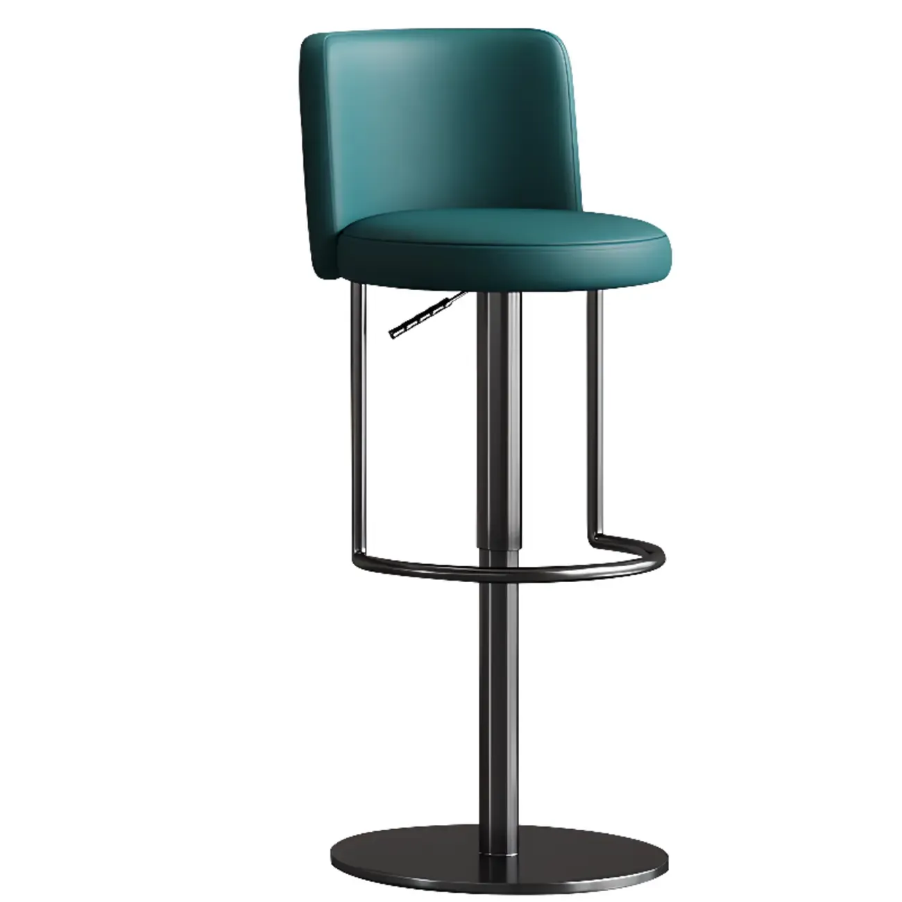 Modern Stainless Steel Swivel Bar Stool Adjustable Height