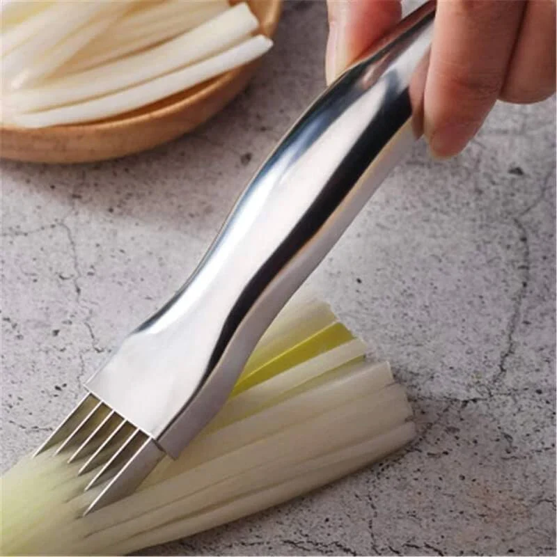 HULIANFU Onion Garlic Vegetable Cutter Knife Cut Onions Garlic Tomato Device Shredders Slicers Kitchen Accessories Cooking Tools - Deanwangkt