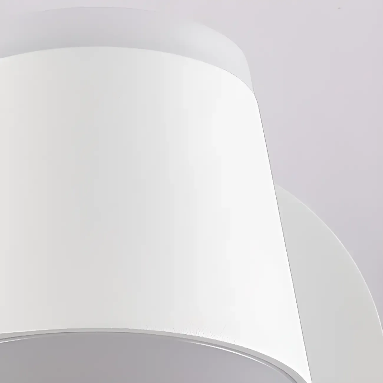 Modern Wall-Mounted Mini White Bathroom Vanity Light Fixture