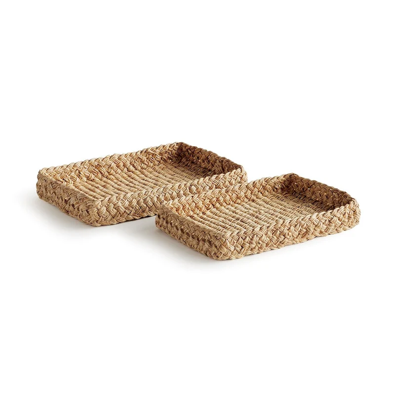 Abaca French Braided Trays