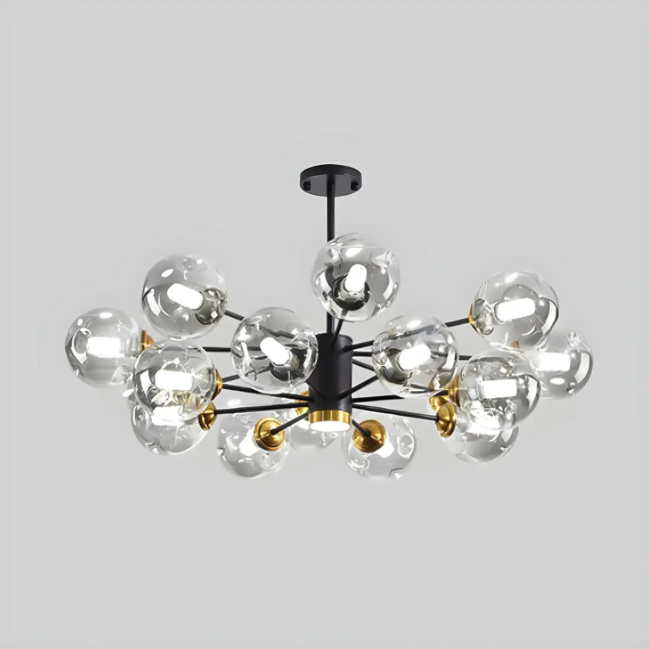 Modern LED Glass Crystal Sputnik Chandelier