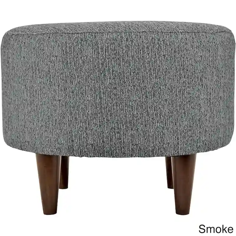 MJL Furniture Sophia Text2Olivia Round Upholstered Ottoman