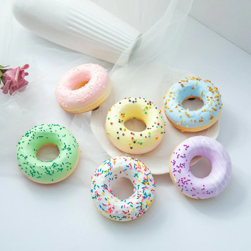 HULIANFU Simulation Cake Artificial Bread Cake Home Decoration Display Wedding Sweet Decortion 6pcs - Deanwangkt