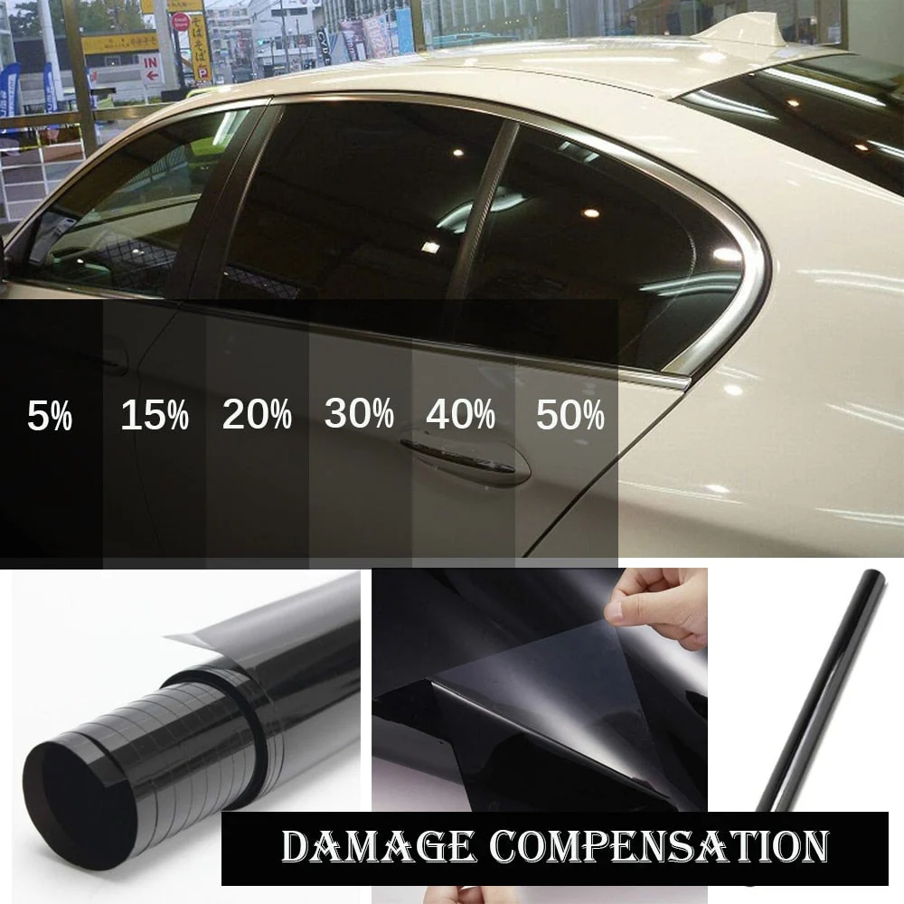 HULIANFU Width 40/50/60/70/80/90 cm Heat & UV Block Professional Window Tint Auto Car UV Protector Glass Sticker Sun Shade Window Film - Deanwangkt