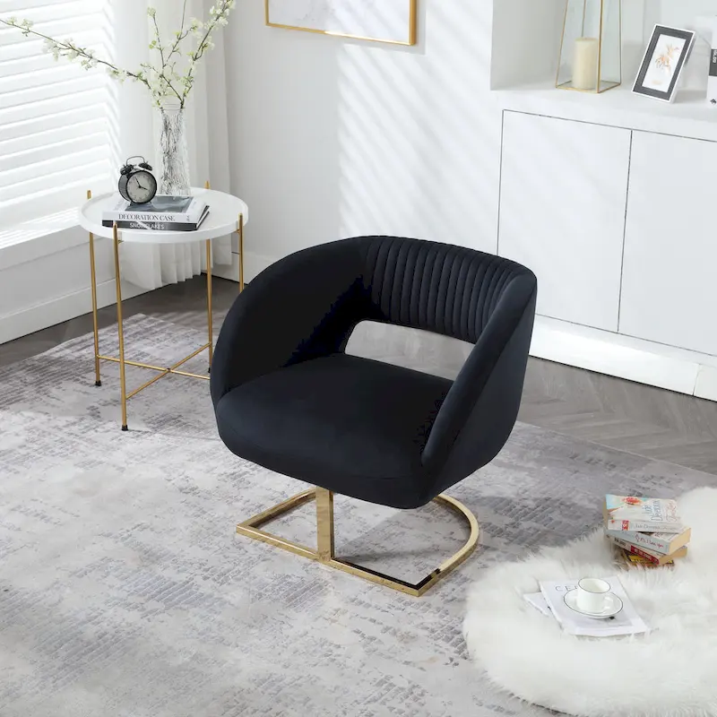 Upholstered Tufted Living Room Chair