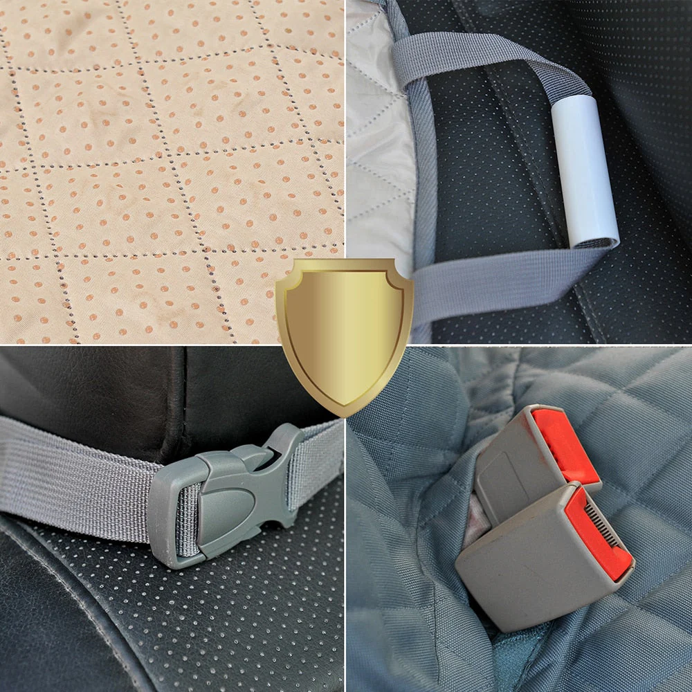 HULIANFU PETRAVEL Dog Car Seat Cover Waterproof Pet Travel Dog Carrier Hammock Car Rear Back Seat Protector Mat Safety Carrier For Dogs - Deanwangkt