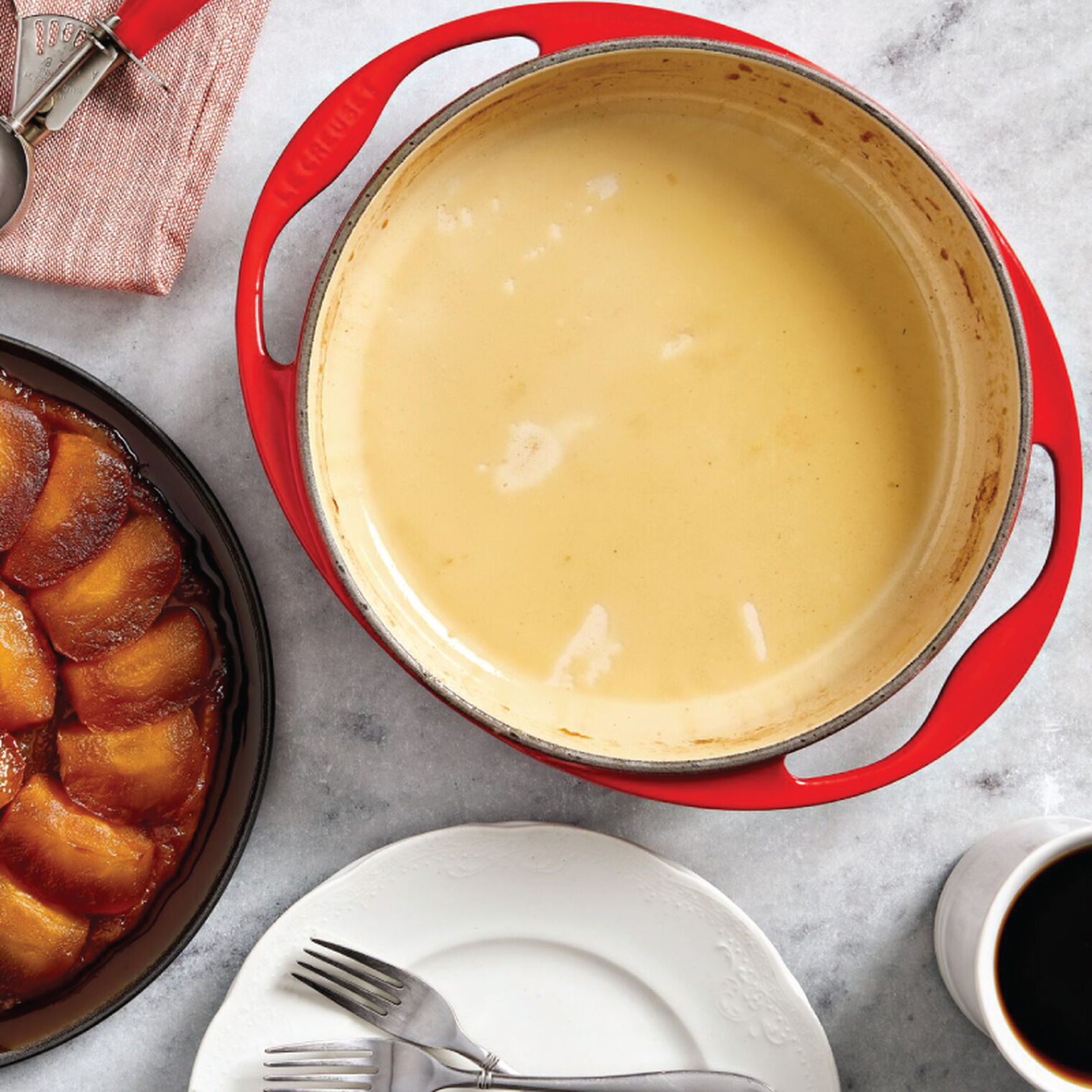 Traditional Round Tarte Tatin Dish