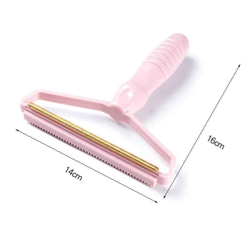 HULIANFU Pet Hair Remover Brush Portable Lint Remover Hair Brush Fuzz Fabric Shaver Brush Dog Grooming Tool Wooden Cat Brush Dog Supplies - Deanwangkt