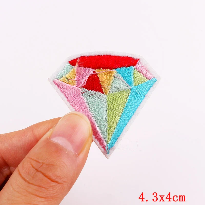 HULIANFU Mushroom Applique Embroidered Patches On Kids Clothes DIY Iron On Patches Cartoon Patches For Clothing Stickers Animal Badges - Deanwangkt