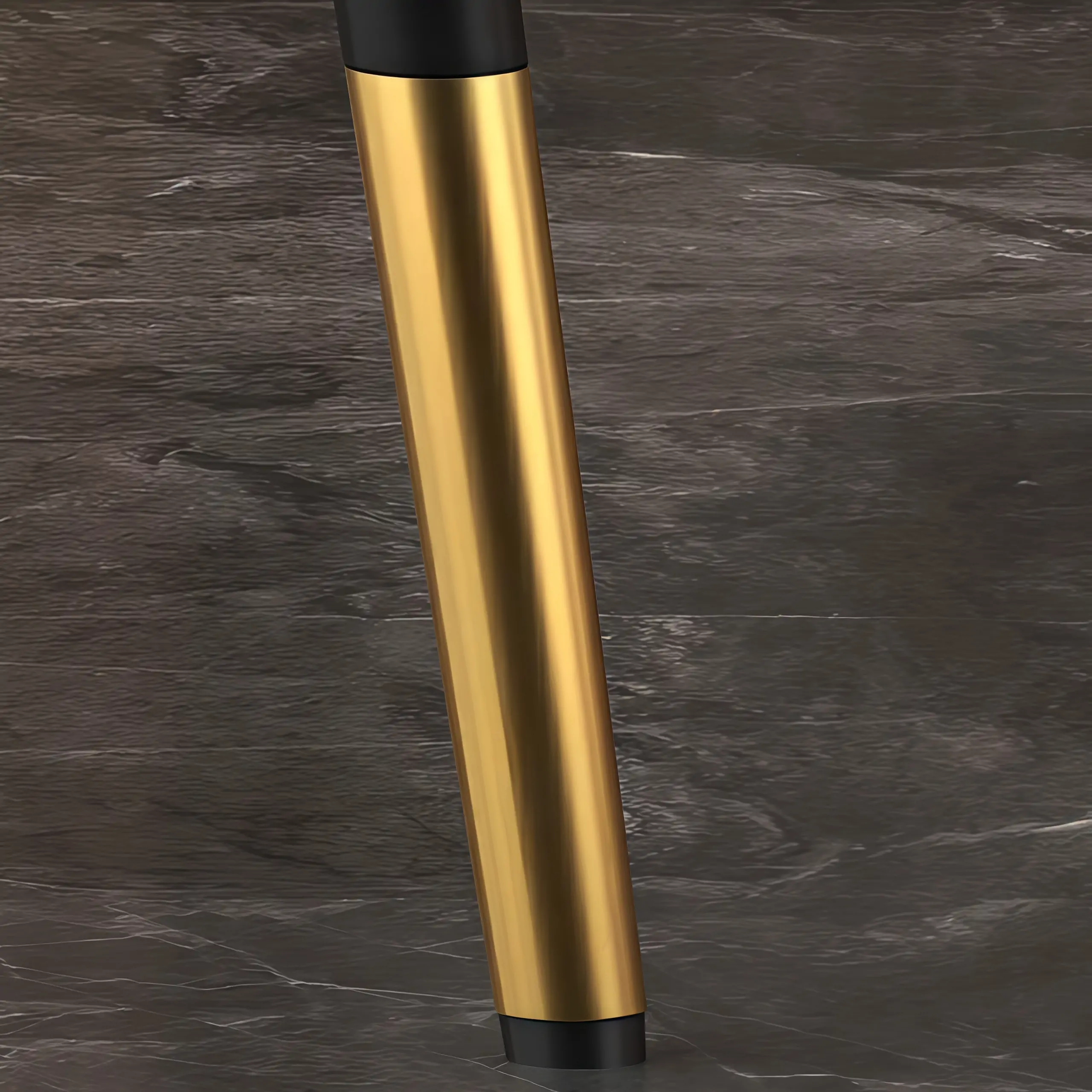 Art Deco Leather Bucket Cushioned Bar Stool