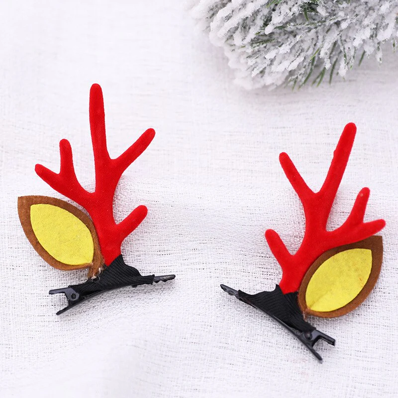 HULIANFU 2026  Christmas Headband Adornment Cute Antler Festival Style Headband Reindeer Ornaments Party Horns Cosplay Accessories - Deanwangkt