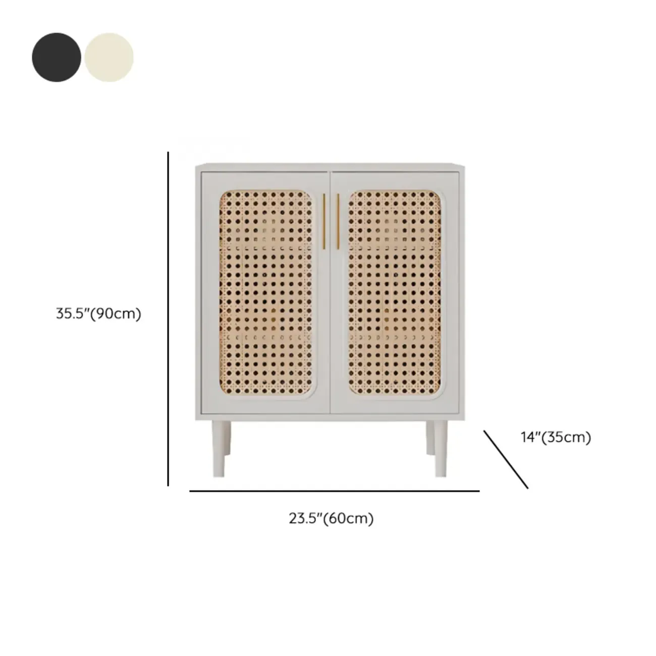 Modern Ink Wood Slab Buffet with Adjustable Shelving