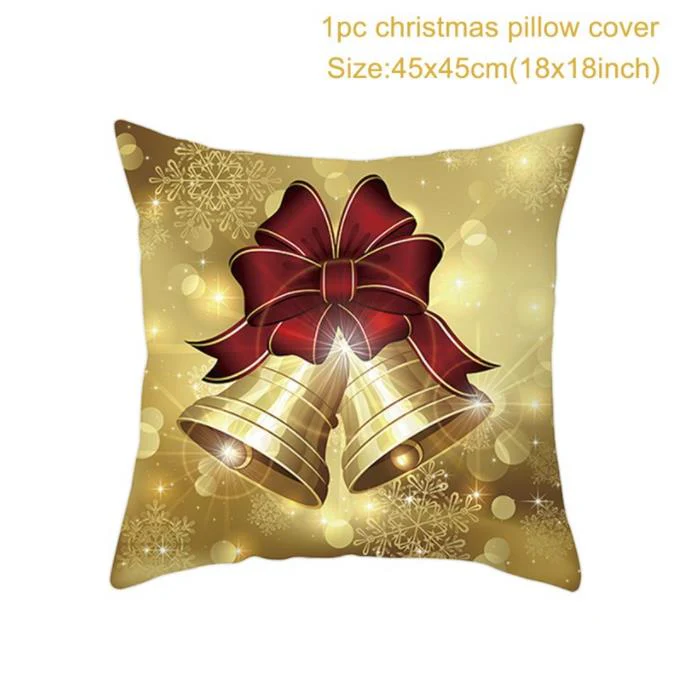HULIANFU Santa pillowcase Happy New Year 2026  Xmas Gifts  Christmas Decor For Home Merry Christmas Ornament Navidad Natal Xmas Gifts - Deanwangkt