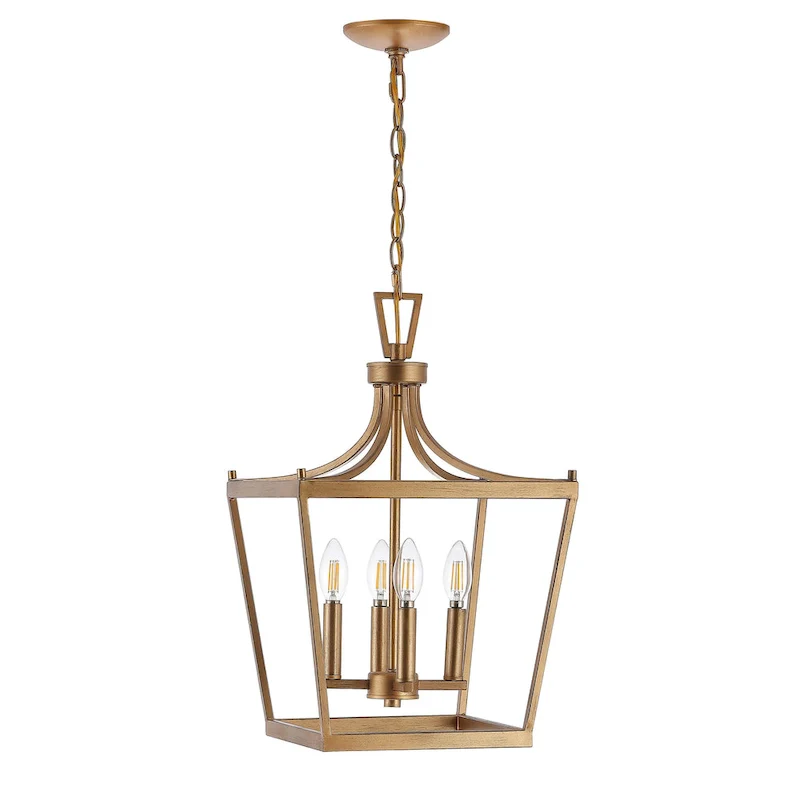 SAFAVIEH Lighting Olgica 4-light Pendant - 13 x13 x24.75-96.75  - 13Wx13Dx97H