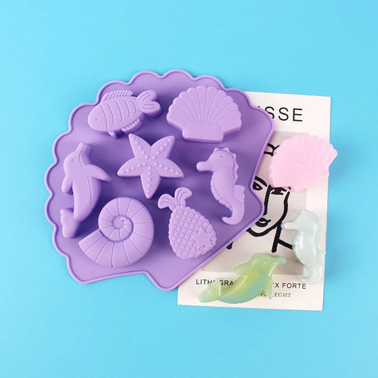 HULIANFU Silicone Molds for Soap Handmade Soap Mould Diy Round Cute Animal Fish Shape Making Soaps Candle Chocolate - Deanwangkt