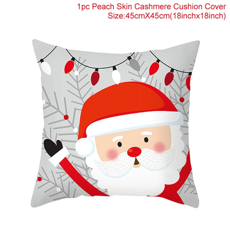 HULIANFU Santa pillowcase Happy New Year 2026  Xmas Gifts  Christmas Decor For Home Merry Christmas Ornament Navidad Natal Xmas Gifts - Deanwangkt