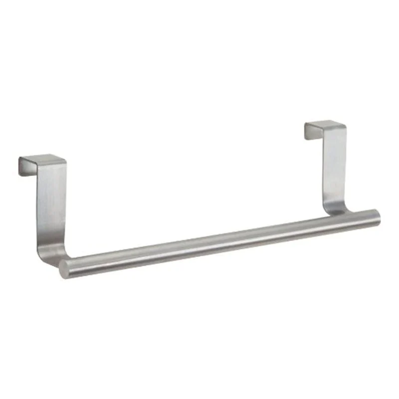 HULIANFU Over Door Towel Rack Bathroom Kitchen Cabinet Shelf Rack Stainless Steel Towel Hanging Holder Household Storage Supplies - Deanwangkt