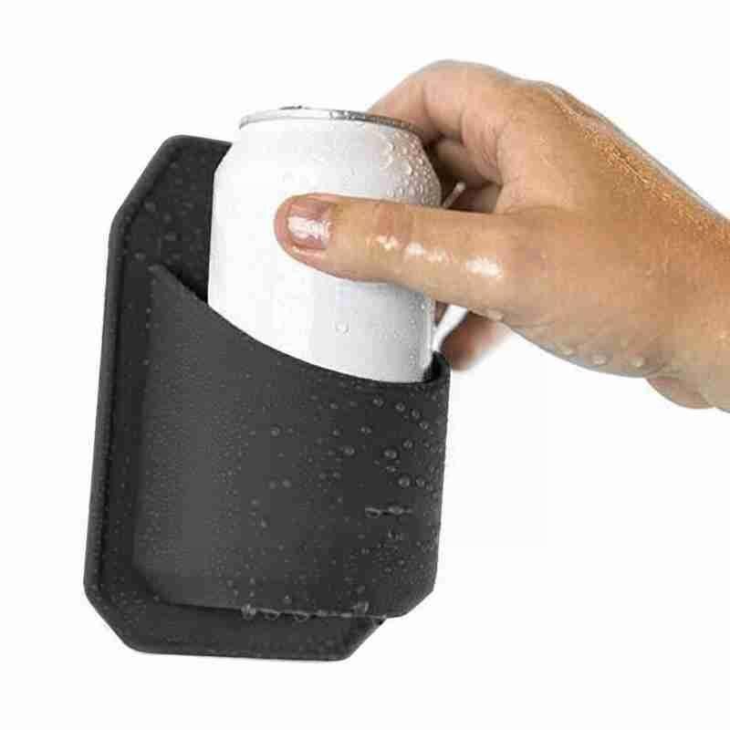 HULIANFU Portable Black Beer Rack Bathroom Wine Glass Holder N3F2 Suction Holder Cups Wall Fixed Plastic B7N6 - Deanwangkt