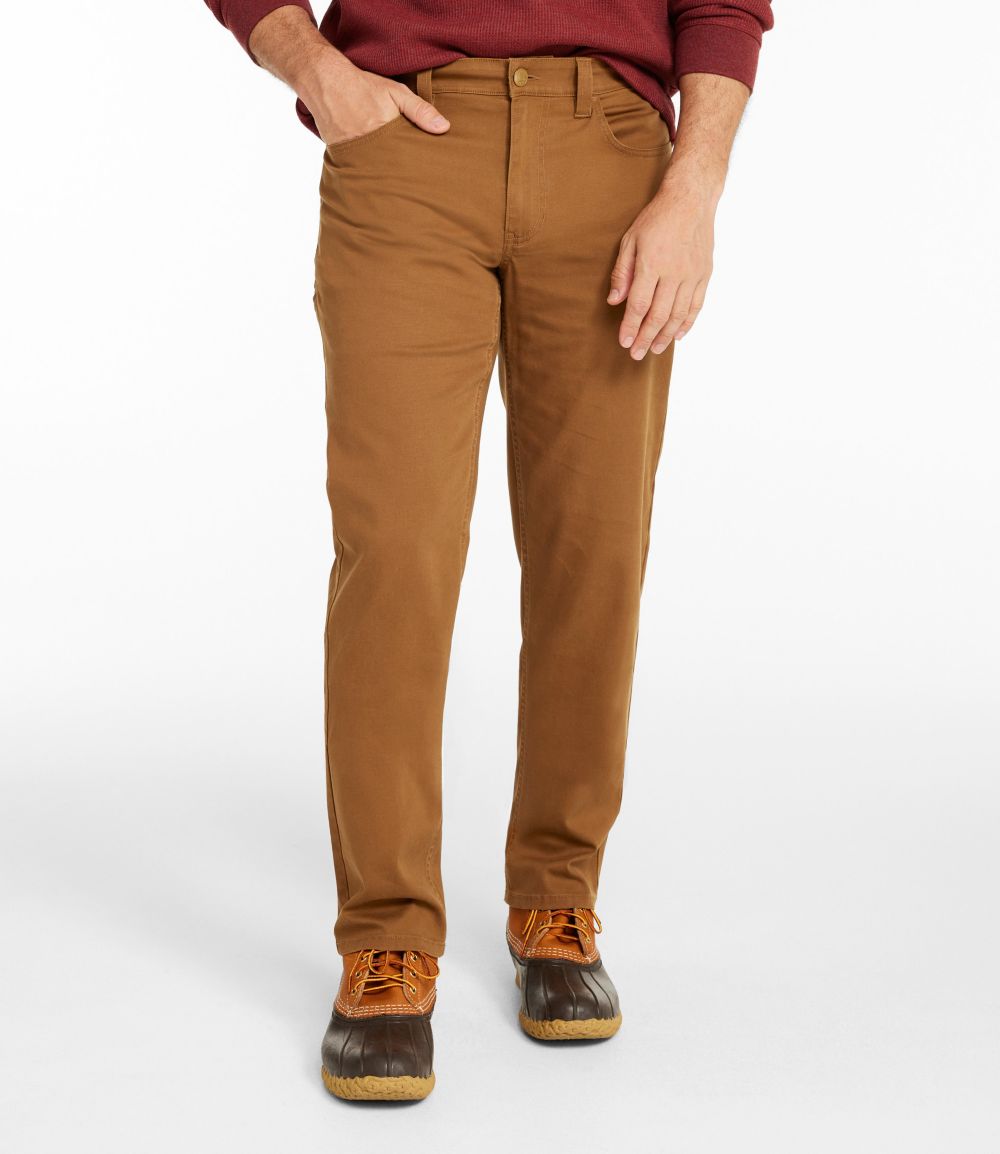Men's BeanFlex® Performance Canvas Pants, Five-Pocket, Standard Fit, Straight Leg