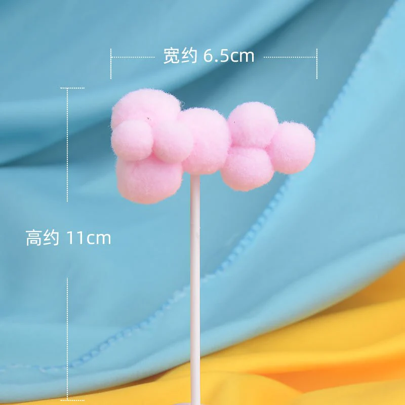 HULIANFU Soft Clay Number Balloon Cake Birthday Topper 1st Birthday Party Decorations Kids Baby Shower Girl  Happy Birthday Cake Topper - Deanwangkt