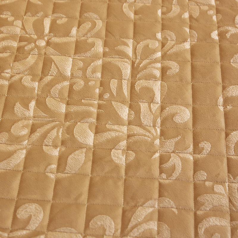 HULIANFU Velvet Warm Quilted Bedding Bed Skirt Pillowcases Home Textile Princess Thick Bedspread Lace Bedsheet Mattress Cover With Cotton - Deanwangkt